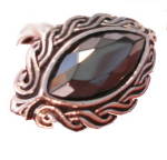 Click to view larger image of AVON 1977 "Shadow Play" Hematite Ladies Ring (Image1)