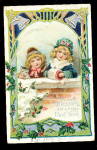 1908 Children New Years with Muffler Postcard
