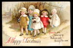 Ellen Clapsaddle Christmas Children 1907 Postcard
