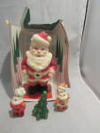 Click to view larger image of Collection of 1950s Gurley Santas including Box (Image2)