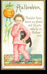 1912 Halloween Ellen Clapsaddle Child Postcard