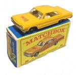 1960s Matchbox #20 Chevrolet Impala Taxi in Box