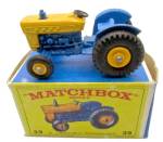 Matchbox #39 Blue Tractor Near Mint in Box