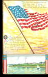 1910 Patriotic Star Spangled Banner Postcard