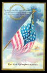 1910 Patriotic Star Spangled Banner Postcard