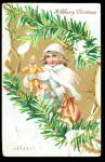 Frances Brundage Christmas Girl 1905 Postcard