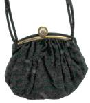 Vintage J.R. Black Handbag /Purse