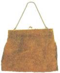 Vintage Copper Walberg Beaded Evening Bag Purse