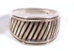 Early .925 Sterling Silver Avon RJ Design Ring