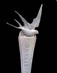 Click to view larger image of Bird Finial Swallow of Capistrano Souvenir Spoon (Image2)