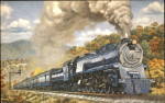 1973 Baltimore & Ohio 5600 Locomotive Postcard
