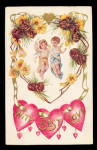 Lovely 'With Best Love' Valentine's Day 1910 Postcard