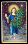 Merry Christmas Boy/Child & Tree 1907 Postcard