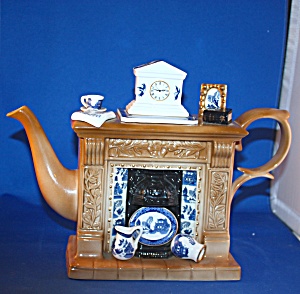 Cardew Blue Fireplace Teapot