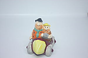 Fred And Barney In Car Salt And Pepper