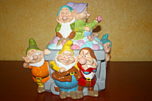 Seven Dwarfs Mine Car Cookie Jar