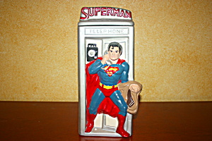 SUPERMAN IN PHONE BOOTH COOKIE JAR (Image1)