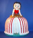 BETTY BOOP IN HOLIDAY DRESS COOKIE JAR