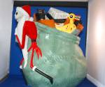 Click to view larger image of SANTA JACK NIGHTMARE BEFORE XMAS COOKIE JAR (Image2)