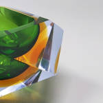 Click to view larger image of 1960s  Green Ashtray or Catch-All By Flavio Poli for Seguso (Image7)