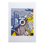 1980s Roy Lichtenstein "Industry And The Arts (II)" Lithograph