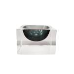 1960s Gorgeous grey ashtray or catchall By Flavio Poli for Seguso in Murano somm