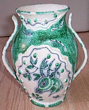 Italian Art Pottery Vase Wwii