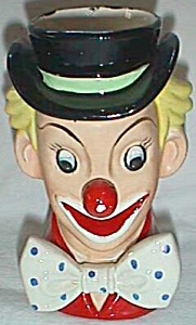 Vintage Napcoware Clown Head Vase C3321 Free Shipping