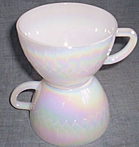 2 Federal Moonglow Cups