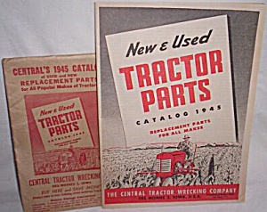 1945 Central Tractor Parts Catalog Mint Condition (Image1)