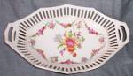 Click here to enlarge image and see more about item db-200: Antique Porcelain Pierced Rim Relish Germany
