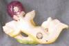 Click to view larger image of Adorable Angel Wall Plaque Holding Fruit Swag (Image2)