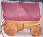 Click to view larger image of Vintage Hand Made Covered Wagon Light (Image2)