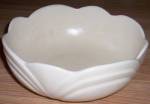 Click here to enlarge image and see more about item ole-1011: Camark Ivory Drape Bowl