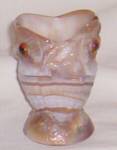 Click to view larger image of  Imperial Glass Caramel Slag Glass Owl Sugar (Image2)