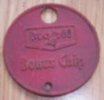 Vintage Mobil Gas Bonus Chip