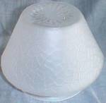 Click to view larger image of Vintage Light Globe Satin w/ Crackle Finish (Image2)