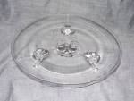 Click here to enlarge image and see more about item rum-631: Lancaster 3 Footed Tidbit Tray