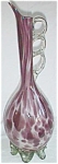 Click here to enlarge image and see more about item scan-78: Stunning Vintage Art Glass Ewer Jug Large Purple