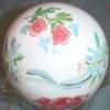 Click to view larger image of Stunning Hand Painted Hand Blown Glass Egg Roses Free Shipping (Image3)