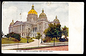 IOWA: 1907 State Capitol Building, Des Moines (Image1)
