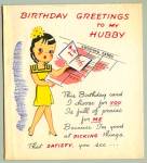 WWII Era Birthday Greetings for Hubby