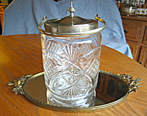 Antique English Biscuit Jar