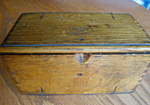 Antique Patented Sewing Tool Box