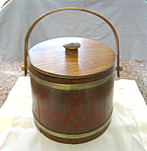 Vintage Firkin Cookie Container (Image1)