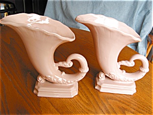 Vintage Cornocopia Vase Pair (Image1)