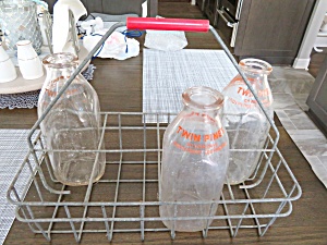 Milk Carrier & Twin Pines Bottles