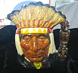 Signed Royal Doulton American Indian
