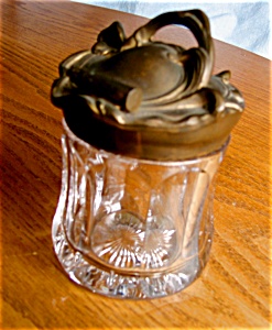 Antique Mckee Glass Vanity Jar