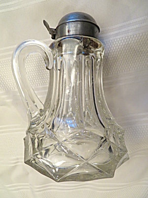 Victorian Glass Syrup Pitcher